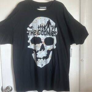 Black Graphic Tee - “The Goonies” Short Sleeve